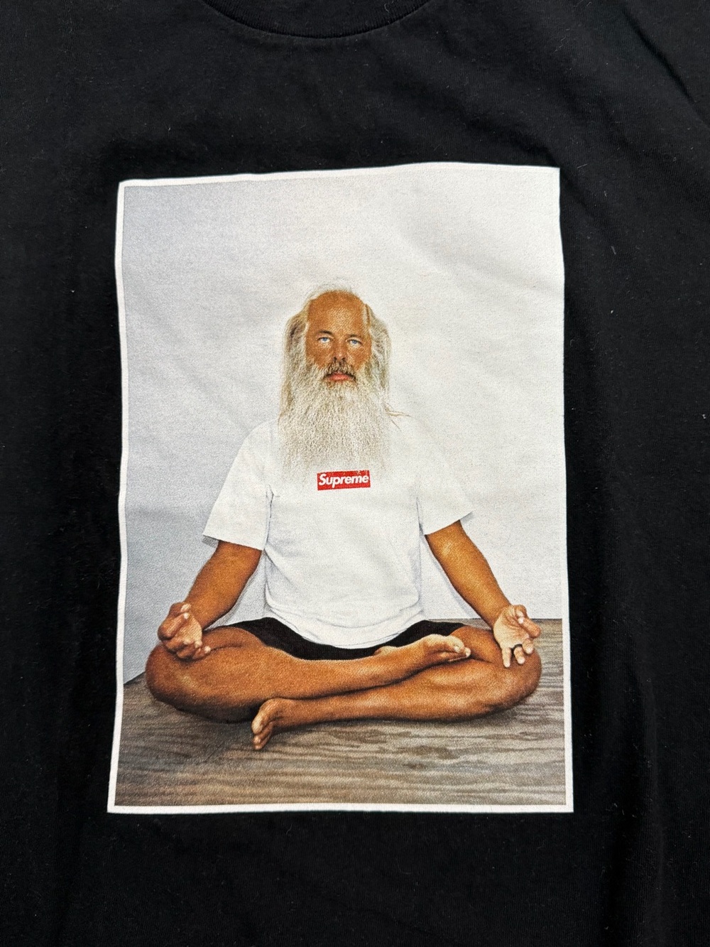 Supreme Rick Rubin Tshirt Black Medium